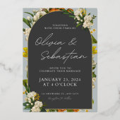 結婚式招待状 箔招待状 (正面)