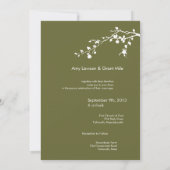 結婚式招待状 - 素敵な梨 招待状 (裏面)