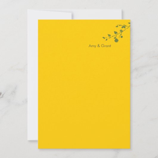 結婚式招待状-素晴らしいナシ 招待状 (正面)