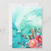 結婚式招待状 |素朴春エレガントフローラ 案内状 (裏面)