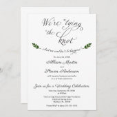 結婚式招待状 結びの儀 招待状 (正面/裏面)