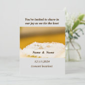 結婚式招待状「結び目を結ぶ時に参加しよう」 招待状 (スタンド正面)