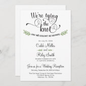 結婚式招待状 結婚のご報告と披露宴のお誘い 招待状 (正面/裏面)