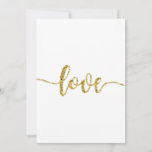 結婚式招待状、結婚の固定、ハート 招待状 (裏面)