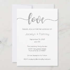 結婚式招待状、結婚の固定、ハート 招待状