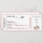 結婚式招待状、結婚の文房具、パリ 招待状 (正面/裏面)