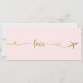 結婚式招待状、結婚の文房具、愛 招待状 (裏面)