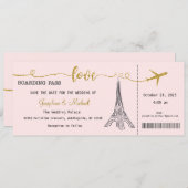 結婚式招待状、結婚の文房具、愛 招待状 (正面/裏面)