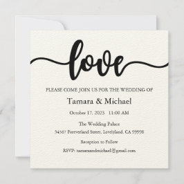 結婚式招待状、結婚の文房具、愛 招待状