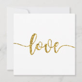 結婚式招待状、結婚の文房具、愛 招待状 (裏面)