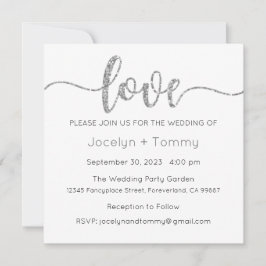 結婚式招待状、結婚の文房具、愛 招待状