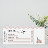 結婚式招待状、結婚の文房具、愛 招待状 (スタンド正面)