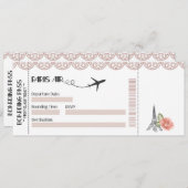 結婚式招待状、結婚の文房具、愛 招待状 (正面/裏面)