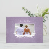 結婚式招待状 結婚報告カード セーブザデート (スタンド正面)