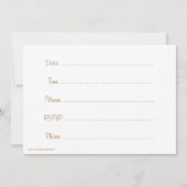 結婚式招待状（結婚指輪付き） 招待状 (裏面)