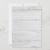 結婚式招待状 | 緑素朴色の水 招待状 (裏面)