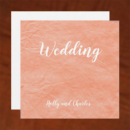 結婚式招待状。美しい羊皮紙の効果 招待状