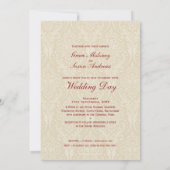 結婚式招待状::美しいP 1 招待状 (裏面)