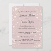 結婚式招待状 |赤面バブル 招待状 (正面)