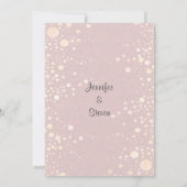 結婚式招待状 |赤面バブル 招待状 (裏面)