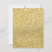 結婚式招待状-金ゴールドグラム 招待状 (裏面)