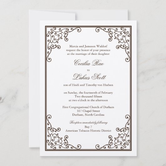 結婚式招待状|鉄工所 招待状 (正面)