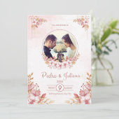 結婚式招待状 2024 招待状 (スタンド正面)