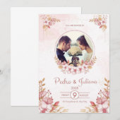 結婚式招待状 2024 招待状 (正面/裏面)