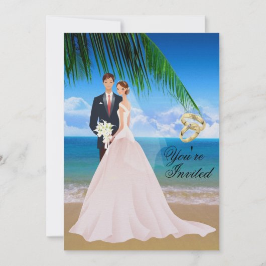 結婚式招待状#2 招待状 (正面)