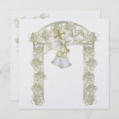 結婚式招待状 5.25" x 5.25" 招待状 (正面/裏面)