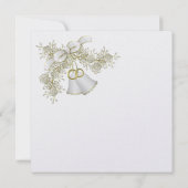 結婚式招待状 5.25" x 5.25" 招待状 (裏面)