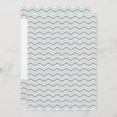 結婚式招待状:: chevron1 5x7 3 招待状 (正面/裏面)