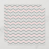 結婚式招待状:: chevron1 SQ 2 招待状 (正面/裏面)