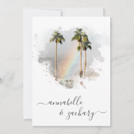 *～*結婚式招待状+ RSVP - QR TROPICAL AR11 招待状