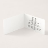 結婚式招待状amaryllisレッドフラットカード (内部)