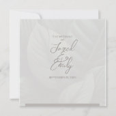 結婚式招待状QRコード 招待状 (正面)