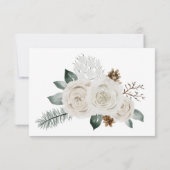 結婚式招待状RSVP 出欠カード (裏面)