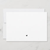 結婚式挙式のみの招待状 ハッピーエバーアフター Dinner Invitation 招待状 (裏面)