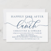 結婚式挙式のみ、幸せに満ちたランチ 招待状 (正面)