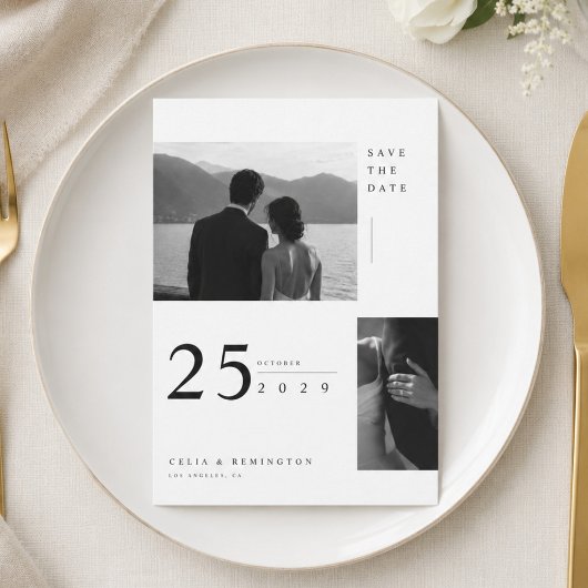 結婚式日程 ウェディング セーブ・ザ・デート カード