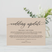 結婚式最新情報 | 少人数の結婚式 案内状 (スタンド正面)