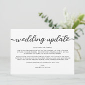 結婚式最新情報 | 少人数の結婚式 案内状 (スタンド正面)