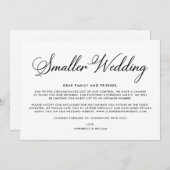 結婚式最新情報 | 少人数の結婚式 案内状 (正面/裏面)