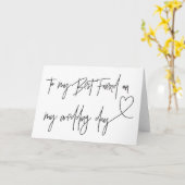 結婚式最高ののカードで友達に カード (黄色い花)