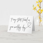 結婚式最高ののカードで友達に カード (黄色い花)