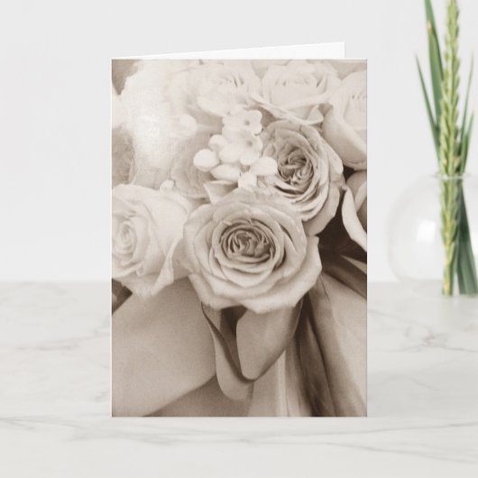 結婚式最高のの日に花嫁と友人と私の「双子」 カード (正面)