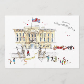 結婚式王室の招待状 招待状