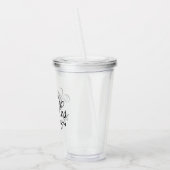 結婚式用のカスタムMr&Mrsアクリルタンブラーグラス アクリルタンブラー (左)