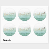 結婚式用シールありがとう ラウンドシール (シート)