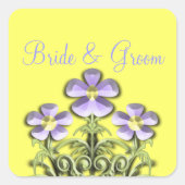 結婚式用シール スクエアシール (正面)